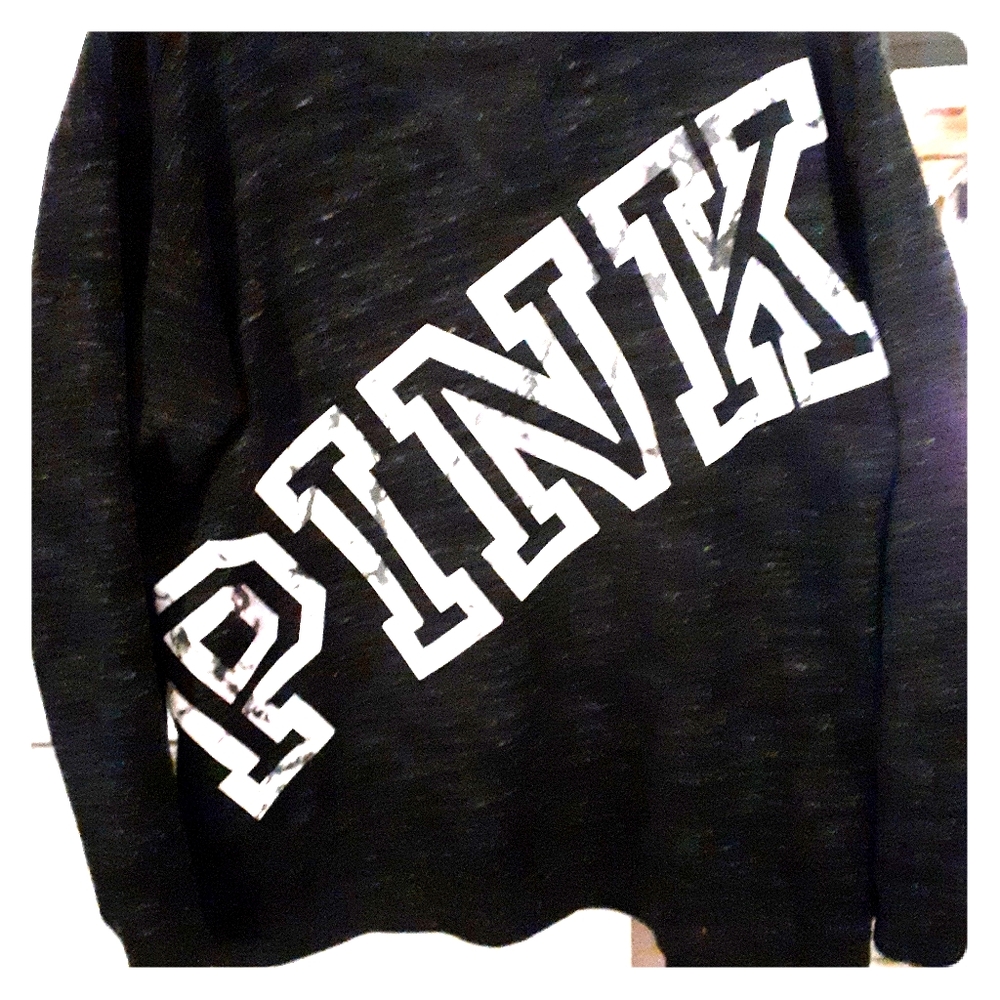 Guc large pink cozy crew sweatshirt